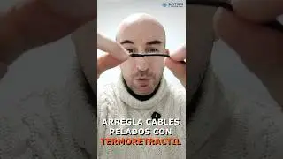 Repara cables pelados en minutos con Termorretr&aacute;ctil 🔌🔥(F&aacute;cil y seguro) #smythsys #DIY #shorts