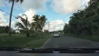 Driving coast to coast in Antigua