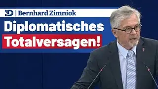 𝐁𝐞𝐫𝐧𝐡𝐚𝐫𝐝 𝐙𝐢𝐦𝐧𝐢𝐨𝐤 ▶️ Das ist diplomatisches Totalversagen!