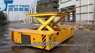 🔒The lifting track car ensures seamless connection of the assembly line #materialhandling #machine