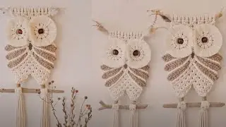 DETALLES BUHO DE MACRAME / MACRAME OWL DETAILS
