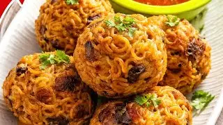 Crispy Maggie Balls Recipe 😍 | Easy Snack | Maggi Recipe | Leftover Maggi noodles #maggie #noodles 