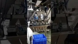 Multiheads weigher for multi discharge