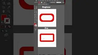 Adobe Illustrator 2025 Tips - How to create Rounded Corners like a PRO #ytshorts #youtubeshorts