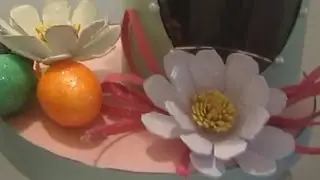como hacer margaritas con cartones de huevos reciclados