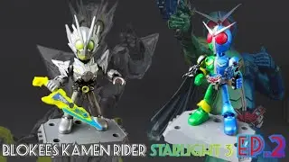 รีวิว BLOKEES KAMEN RIDER STARLIGHT 3 Ep.2  Zero-One Metalcluster Hopper & Double Cyclone Trigger