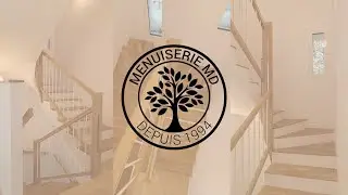 Cr&eacute;ation d'un garde-corps en ch&ecirc;ne massif vernis - Marseille - Menuiserie MD Escaliers