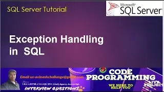 How can you implement error handling in SQL? | SQL Tutorial