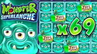 THIS MULTIPLIER HAD POTENTIAL ON MONSTER SUPERLANCHE… BUYING A TON OF BONUSES!! (Bonus Buys)