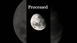 I Captured the Moon from my Homemade Telescope 🌗🔭 #captured #moon #telescope #astrophotography