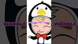 Penguin Dance Fun! | BubbleeBob | #shorts #Penguin #dance #babysongs #kidssongs #funny #cutedance