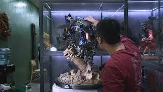 Unboxing Optimus vs Megatron Queen studio