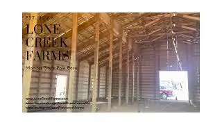 Monitor Style Pole Barn at Lone Creek Farms