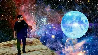 Galaxy moon look | Awesome photo editing | picsart tutorial