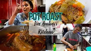 SUPER SIMPLE DINNER IDEA! Making Pot Roast | Iice Amber&rsquo;s Kitchen