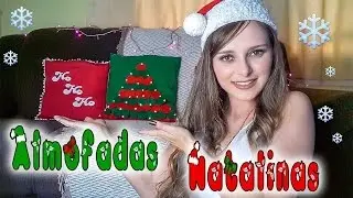 Almofadas decoradas para o natal!!!