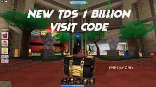 NEW TDS CODE 1 Billion visit code for free *deluxe crate* ( roblox tower defense simulator)