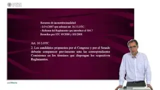 La elección de los miembors del Tribunal Constitucional |  | UPV