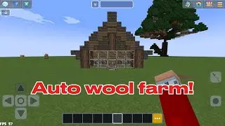 Auto WOOL FARM tutorial! #planetcraft #planetofcubes 