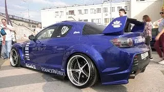 Mazda RX8 tuning retro car 4K