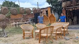 Super quality Rattan Table & Chairs. MURA NA MATIBAY PULIDO PGKAGAWA! #trending #subscribe