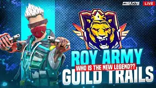 ROY GAMING TELUGU  IS LIVE 1V2 KOTTU 50 PATTU🤑/ RG GUILD TRAILS 😍1V1,1V2,1V3,4V4 #FF #ROY GAMING