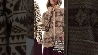 Introducing our Women's Fleece Jacket Casual Long Sleeve Sherpa Button Down!🧥