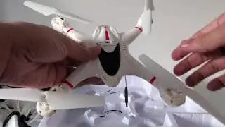 DBPOWER RC quadcopter DRONE with wifi camera live video one key return function