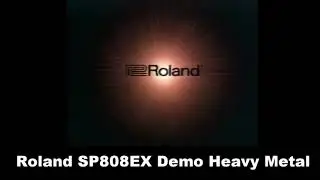 Roland SP808EX Factory Demo Heavy Metal Song