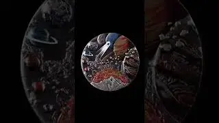 2022 Planets Of The Solar System 5oz Silver Antiqued Coloured Coin #planets #coin #coincollection