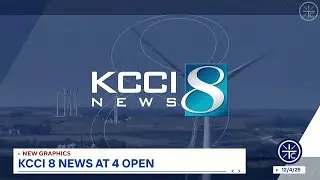 KCCI 8 News at 4 Open - 12/4/2025 (New Graphics)