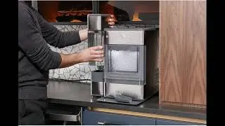GE Profile OPAL01GEPKT Opal | Countertop Nugget Ice Maker, Stainless Steel Wrap with Gray Accents