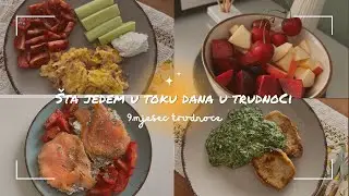 ŠTA JEDEM U TOKU DANA U TRUDNOĆI? ( 9.mjesec 🤰) / Zdravi i ukusni obroci | Dragana Ribić Vuković