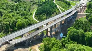 Sprengung der A45-Talbrücke Sterbecke