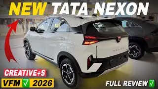 Tata Nexon Creative Plus S 2026 Model Detailed Review ✅ On-Road Price, Features, Mileage & Details