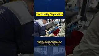 Tin ore shaking table gravity separation