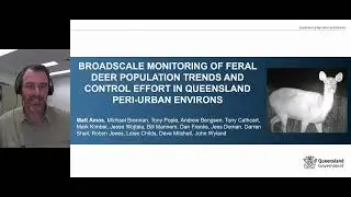 Matthew Amos | Broadscale monitoring of feral deer population trends and control efforts in QLD