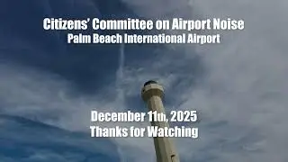 CCAN/ Airport Noise Abatement Meeting 12-11-2025
