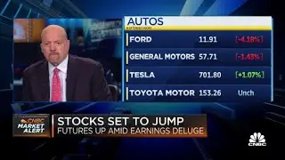 Jim Cramer on how the global chip shortage impacted Ford's earnings