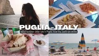 Puglia Italy Vlog: What i ate in Puglia | Mattinatella Beach (Gargano) | Boat trip to Vieste Italy