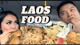 This is the Most Amazing Laos Food we bought from Khmer Temple! So Spicy but Good!