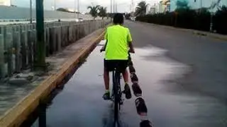 Axel Recorrido por Av Contadores Ciclopista