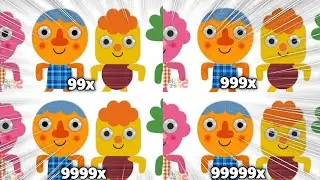Noodle And Pals Line Up Everybody Intro Logo At 99999x Speed