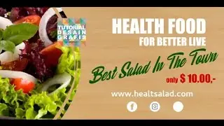 Simple Restaurant Banner | Graphic Design Tutorials | Free Download Banner Template