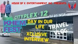 A DAY IN OUR LIFE VLOG KHEM FEST NEWARK NEW JERSEY #travelvlog #dailyvlog #khemfest #newjersey