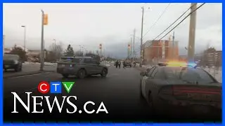Pedestrian in life-threatening condition following collision, police say