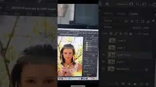 Change Someone's Expression In A Photo | Make Someone Smile In Photoshop | Photo Editing #shorts