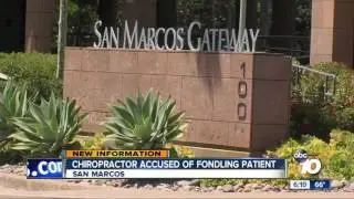 Chiropractor accused of fondling patient