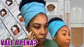 RESENHA LINHA MY SECRET DALLA - BASE, CORRETIVO E P&Oacute; - PELE NEGRA | by Kleide Naira