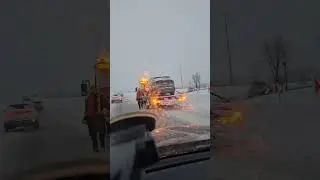Последствия сильного снегопада в Канаде #зима #канада #снегопад #образжизни #Монреаль